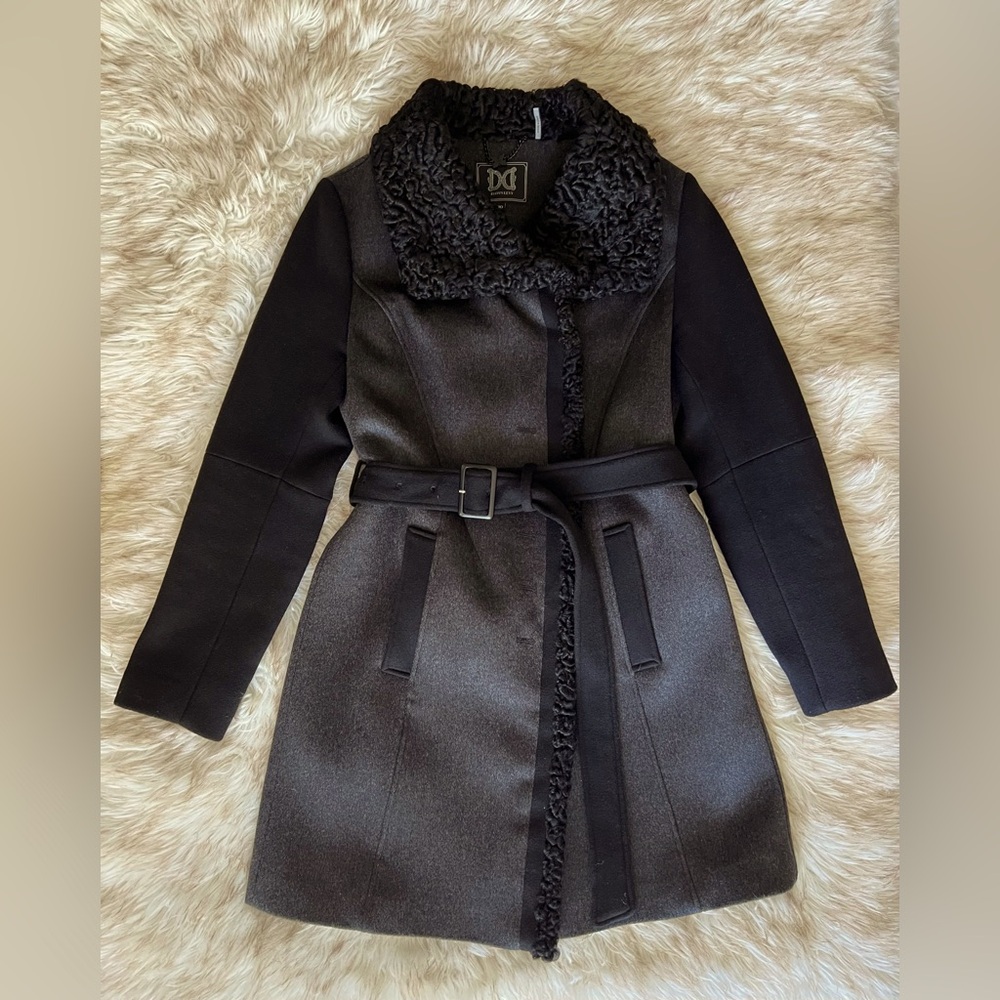 Dawn Levy Cashmere trench coat